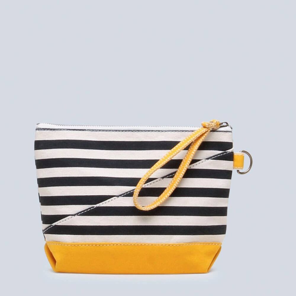 All in Zip Pouch - Striped